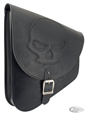 755336 - Texas Leather Skull Swingarm Bag Black
