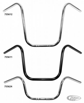 755612 - Westland Customs 7/8" Handlebars Ape Hanger 15" CHR