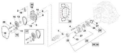 756228 - S&S Pinion & camshaft bolts TC/ME