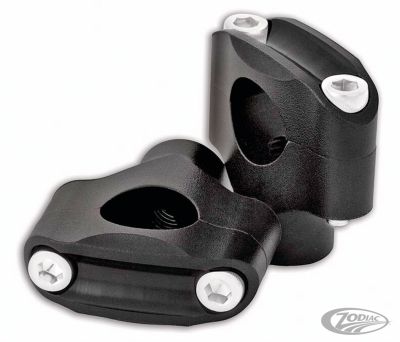 756588 - RSD NOSTALGIA RISERS 2-BOLT 1" BLACK OPS