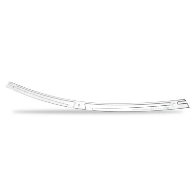 756909 - PM WINDSCR TRIM SCALLOP FLH98-13 Chrome