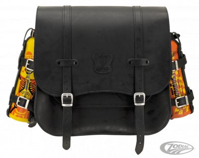 756993 - Texas Leather saddlebag 32L, studded
