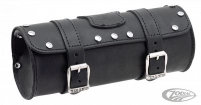 756999 - Texas Leather roll bag 3L, studded