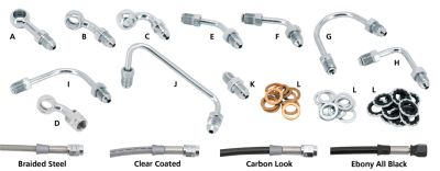 757778 - GOODRIDGE Brake line connector pipe 60degr. inox