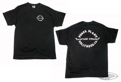 757813 - P16 - Powerplant Motorcycle Co. P16 STAPLE VINTAGE CYCLES TEE BLK XL