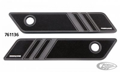 761136 - TOMMY & SON$ Latch covers black anodised FLH/T14-up