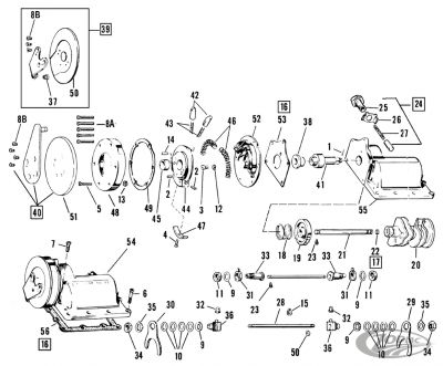 768011 - V-Twin Pawl carrier BT52-79