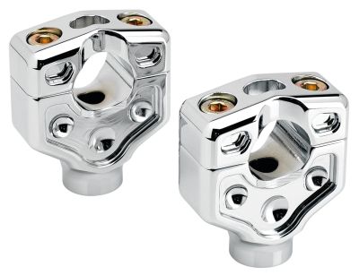 768217 - Joker Machine JM Risers 2" Dual Clamp Chrome