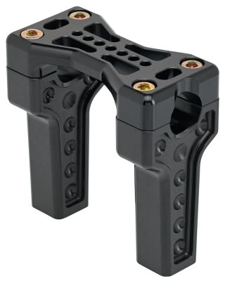 768220 - Joker Machine JM Risers 4" Bridge Clamp Black