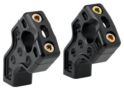 768222 - Joker Machine JM PB Risers 2.5" Dual Clamp Black