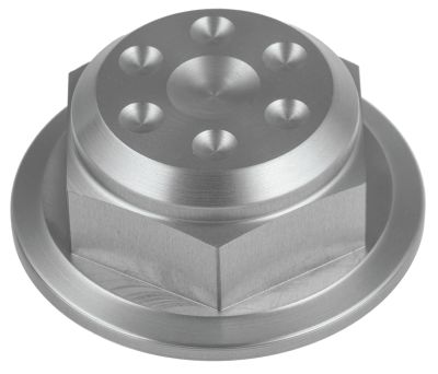 768306 - Joker Machine JM Steering Stem Nut Silver Indian 14-Up