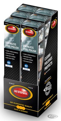 770312 - 6pck Autosol Stainless Steel Polish 75ml