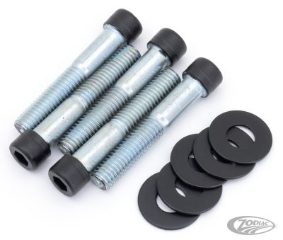 770455 - screws4bikes Pulley Bolts Matt Blk ST07-Up FXD06-17