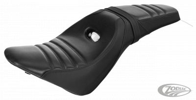 770800 - C.C. Rider 2-Up Pleated Seat Black Scout15-Up