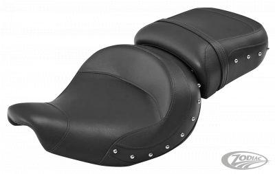 770801 - C.C. Rider DR+PA Studded Seat Black Indian14-Up