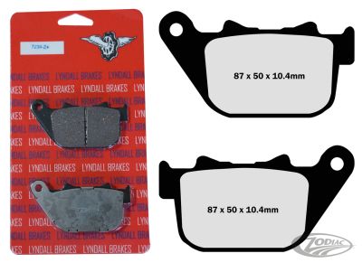 770934 - LYNDALL RACING BRAKES Front Pads Z-Plus XL04-13