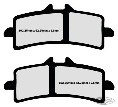 770948 - LYNDALL RACING BRAKES FR+RR Pads Z-Plus Rad. Brembo 4 Piston