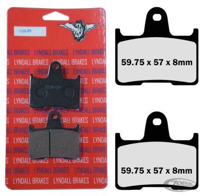 770950 - LYNDALL RACING BRAKES Rear Pads Z-Plus XL14-22