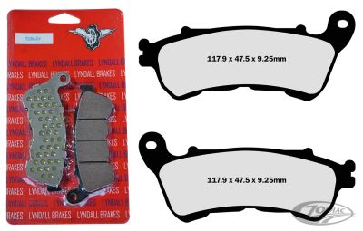 770952 - LYNDALL RACING BRAKES Front Pads Z-Plus XL14-22