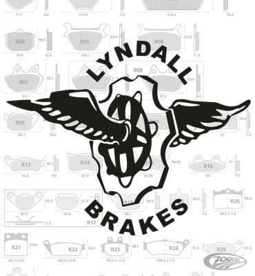 770974 - LYNDALL RACING BRAKES Rear Pads Z-Plus Profiled 87-99