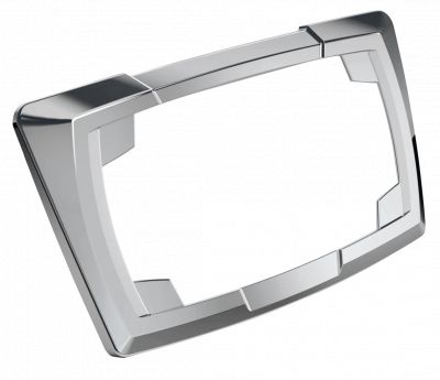 777326 - CIRO 3D Universal License Plate Frame Chrome