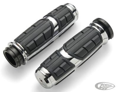 777352 - CIRO 3D Chicane Grips Chrome TBW