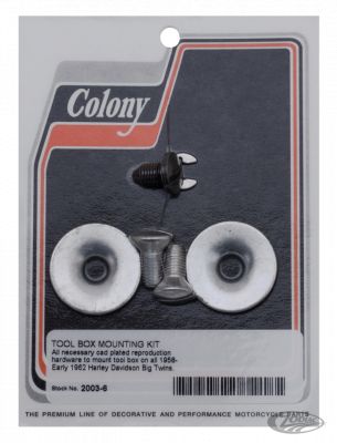 780035 - COLONY Tool box mounting kit WhPltd BT58-e62