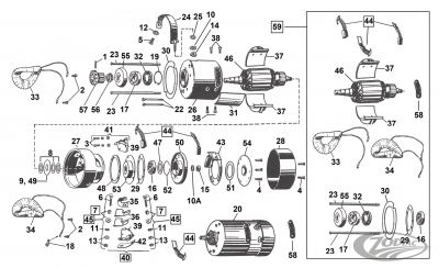 780252 - Samwel Bearing small 1930-57 32E Generator