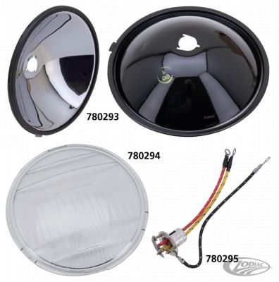780293 - Samwel Replica springer headlight mirror w/seal