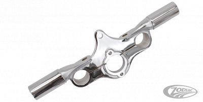 781187 - V-Twin Chr triple clamp for risers OFFSET sprng