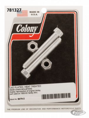 781327 - COLONY Rear chain adjusters WL/A/C1930-52 WhiPl