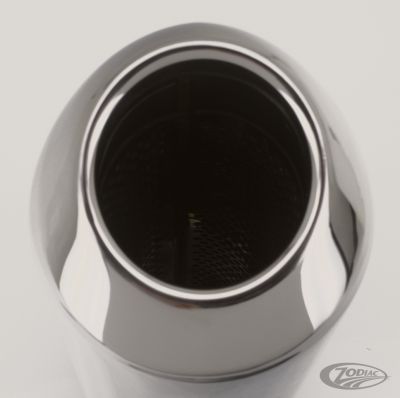 781751 - GZP Oval muffler Stainless steel 1-3/4" I.D.
