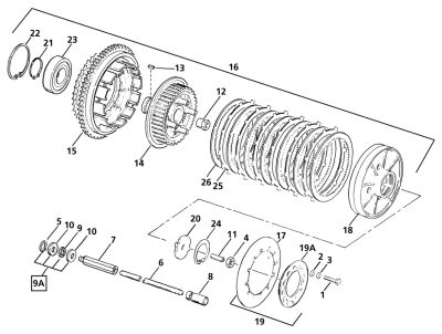 781823 - Eastern 10pck Clutch Hub Key BT85-90