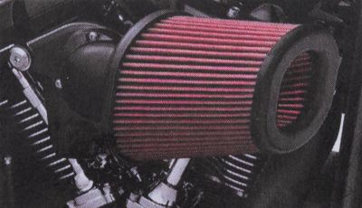 782011 - V-Twin Heavy Breather Air Cleaner Chr ME17-Up