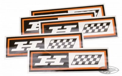 782153 - V-Twin 5Pck Oil tank decal FLH style H-long