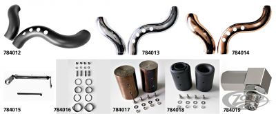 784014 - Blow Performance Exhausts Blow Heat-shield kit rose gold copper