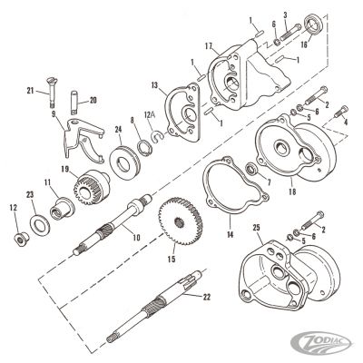 789303 - V-Twin Starter shaft