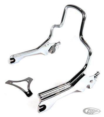 789659 - V-Twin Det. Sissy Bar Shorty Chrome FLFB18-Up