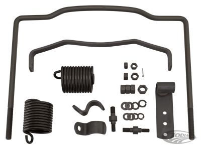 789690 - V-Twin Auxiliary Seat Spring Kit Black WL36-52