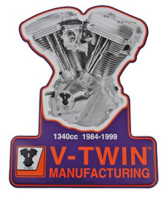 789738 - V-Twin Evolution Engine Plaque