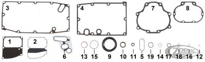 790044 - COMETIC transm top cover gasket ST18-up