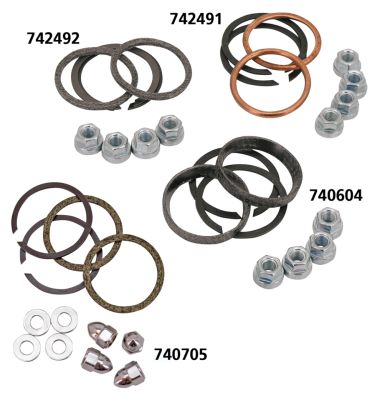 790098 - JAMES Exh. Gasket/Mounting Kit BT84-up XL85-