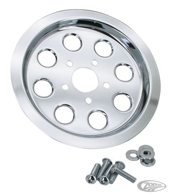 795164 - V-Twin Pulley Cover 70T Chrome FLT04-06