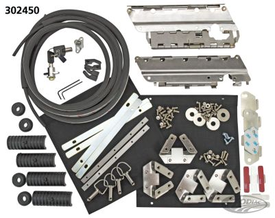 797056 - V-Twin Saddlebags Lock Kit Black FLH/T93-13