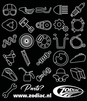 999861 - GZP Zodiac Parts t-shirt XXL