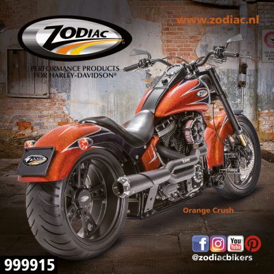 999915 - GZP 10Pck Zodiac Orange Crush sticker