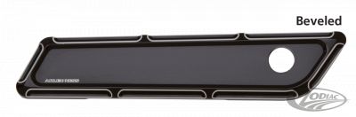 A03585 - ARLEN NESS BEVELED LATCH COVERS FLH/T14-UP BLACK