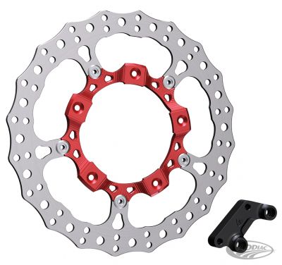 A300007 - ARLEN NESS 14" Billet Big Brake Rotor Right Red