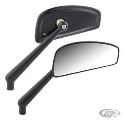 A510006 - ARLEN NESS Tearchop Forged Right Mirror Black
