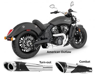 IIN00079 - FREEDOM INDIAN SCOUT 2:1 TURNOUT BK/BK